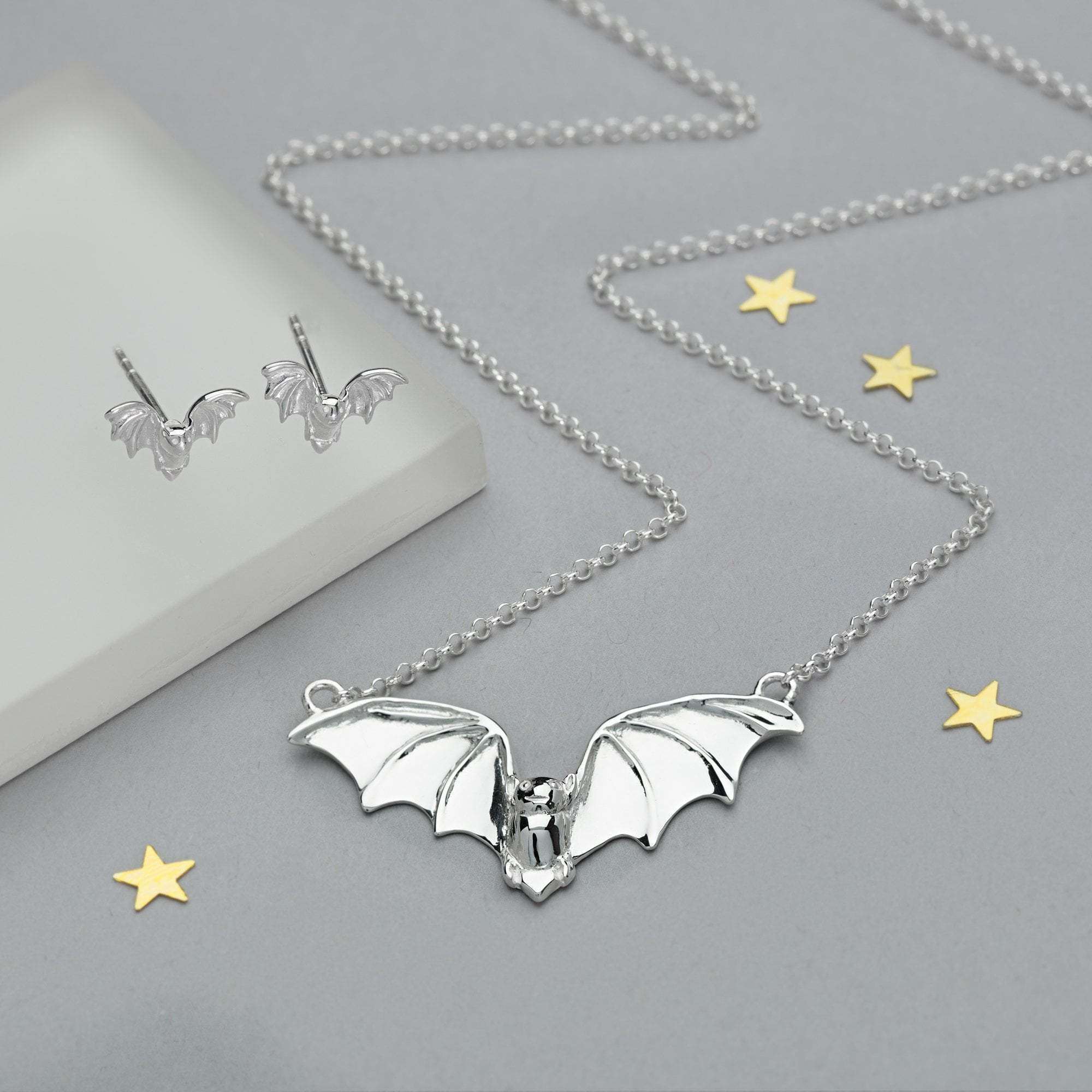 Bat Stud Earrings