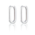 Oval Hoop Earrings