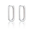 Oval Hoop Earrings
