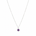 Amethyst February Birthstone Necklace