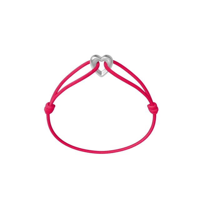 Silbernes Herzarmband