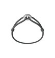 Silver Soho Matte Cord Bracelet
