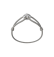 Silver Soho Matte Cord Bracelet