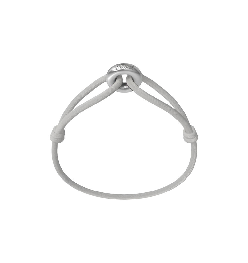 Silver Soho Matte Cord Bracelet