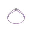 Mini Silver Soho Diamond Cord Bracelet