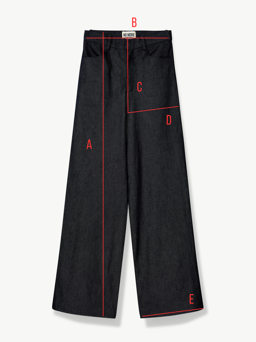 Smart Denim Trouser Organic Cotton - Katharina | No More Nobody