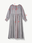 Oversized Maxi Dress with pockets Organic Linen - Michelle | No More Nobody