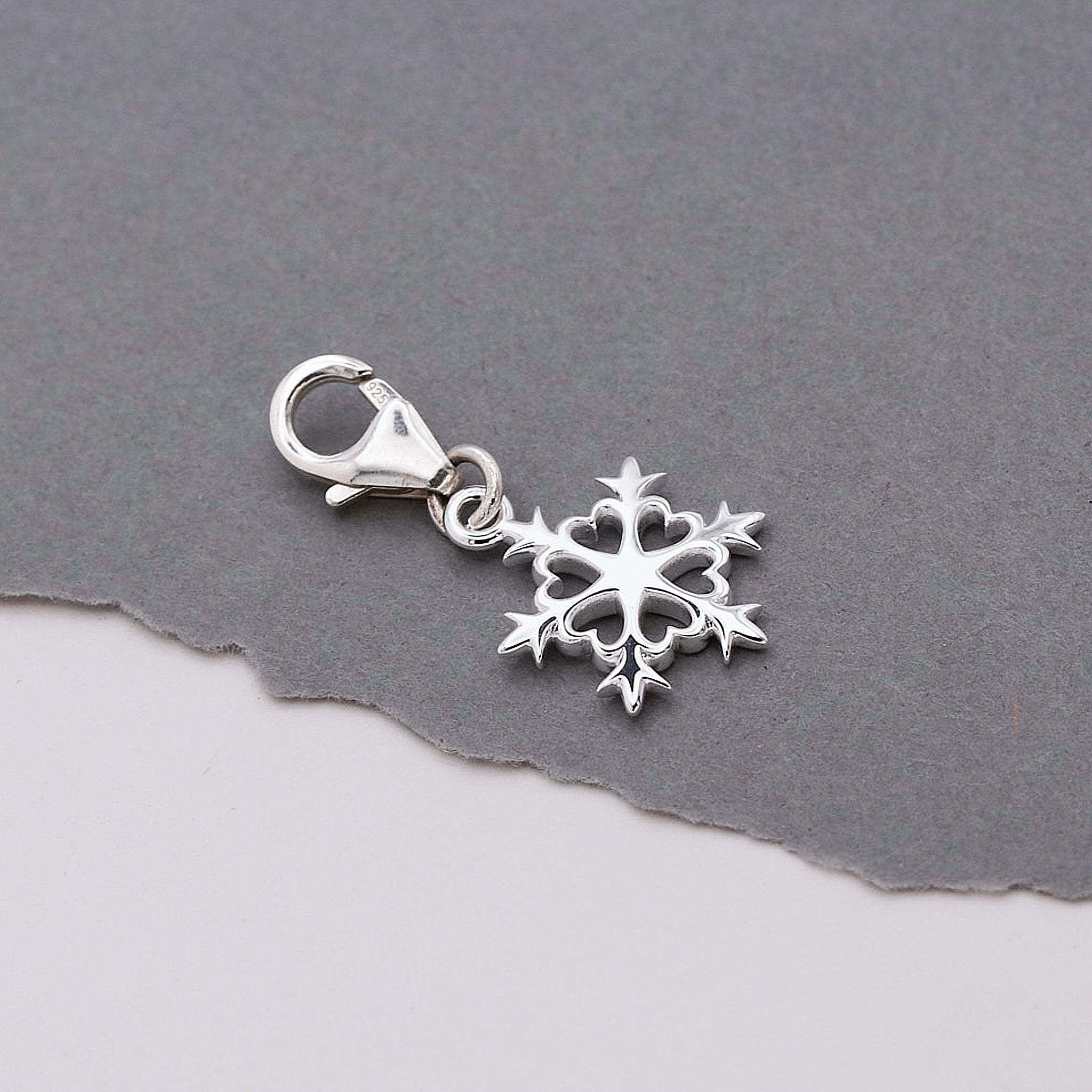 Snowflake Silver Charm