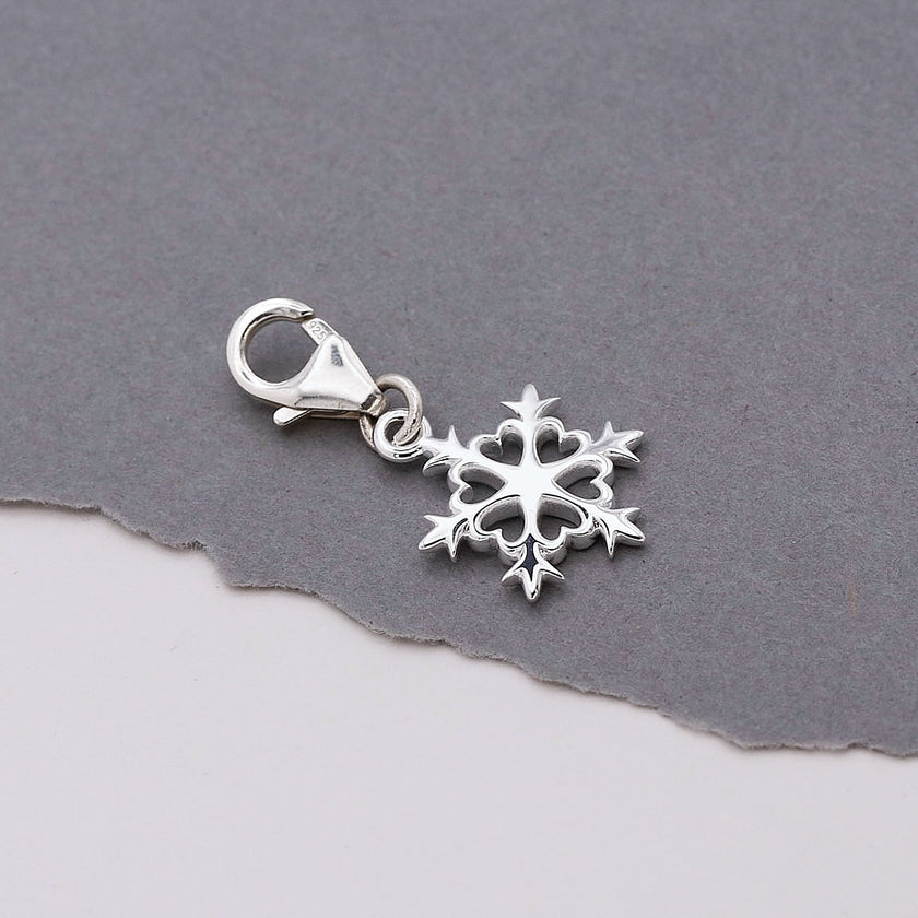 Snowflake Silver Charm