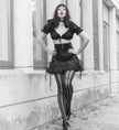 Pamela Mann Solid Sheer Stripe Tights