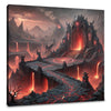 Volcanic Dragon Lair Canvas