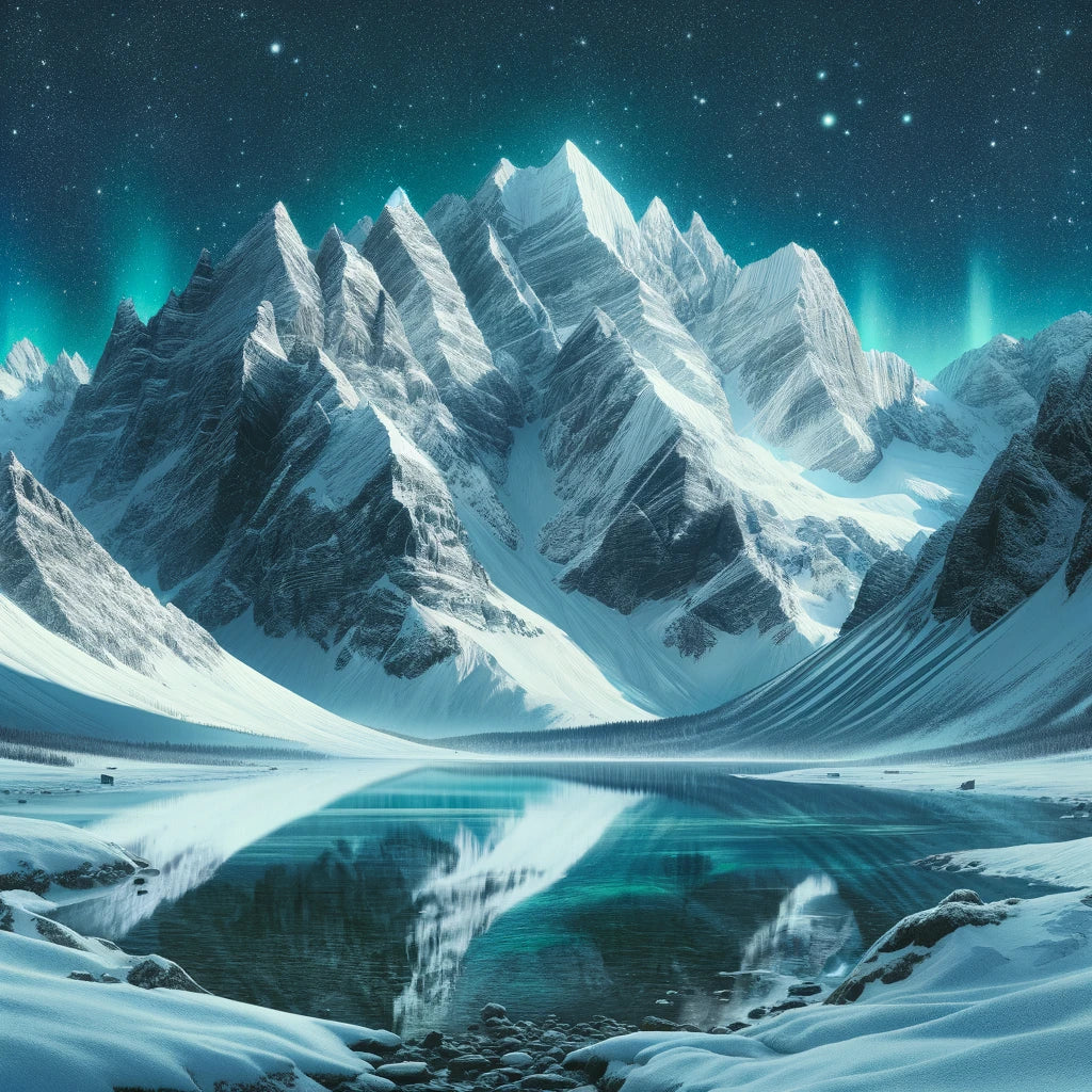 Stellar Peaks Canvas