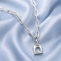 Equestrian Stirrup Trace Chain Necklace