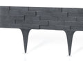 Lawn Edging, Plastic Palisade Slate Effect, 2.38m, Gray