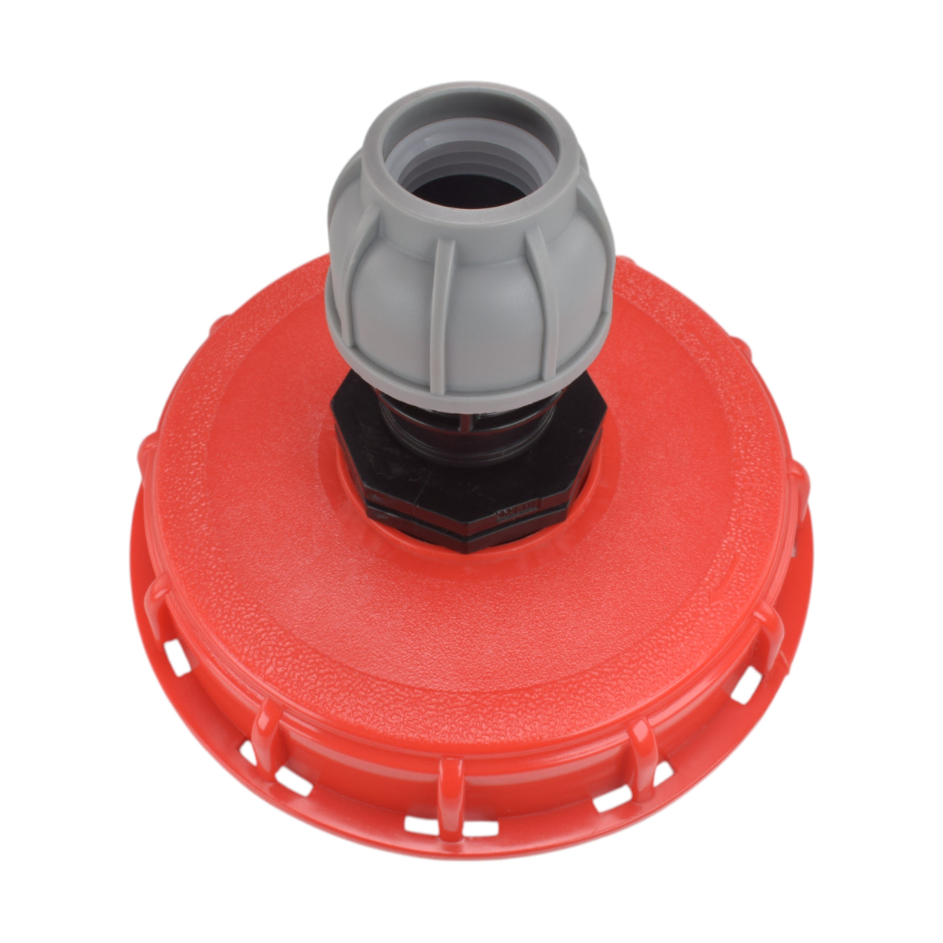 IBC 6-inch Cap Kit with 32mm MDPE Straight