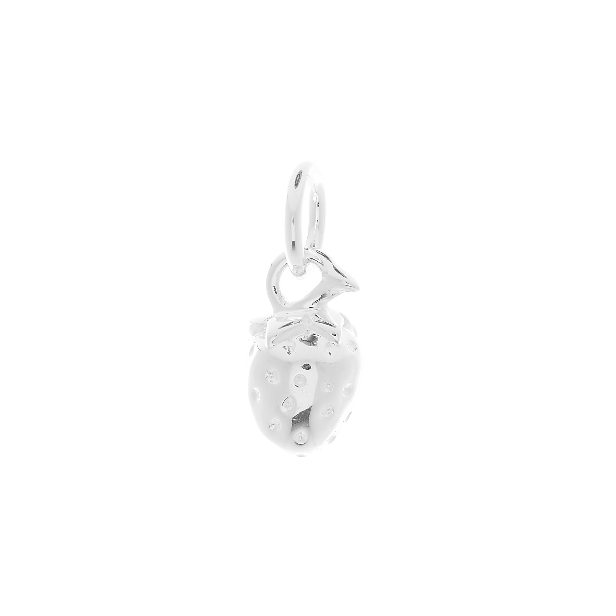 Strawberry Silver Charm