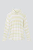 Striped Cotton Roll Neck