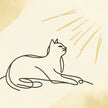 Sunlit Cat Canvas