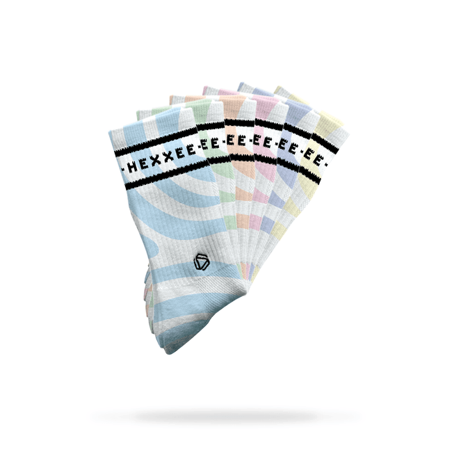 Swirls 2Lines Padel-Socken