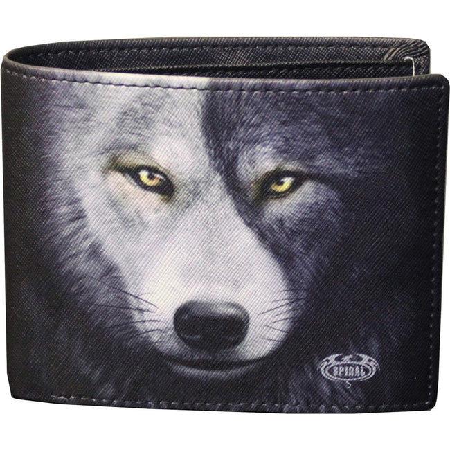 WOLF CHI - Cartera Bifold con Bloqueo RFID y Caja de Regalo