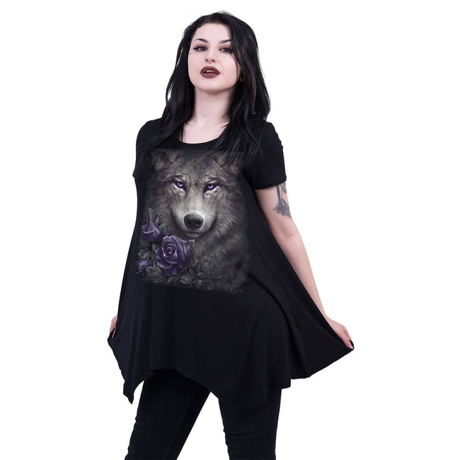 WOLF ROSES – Smock – Freizeit-Tunika-Oberteil