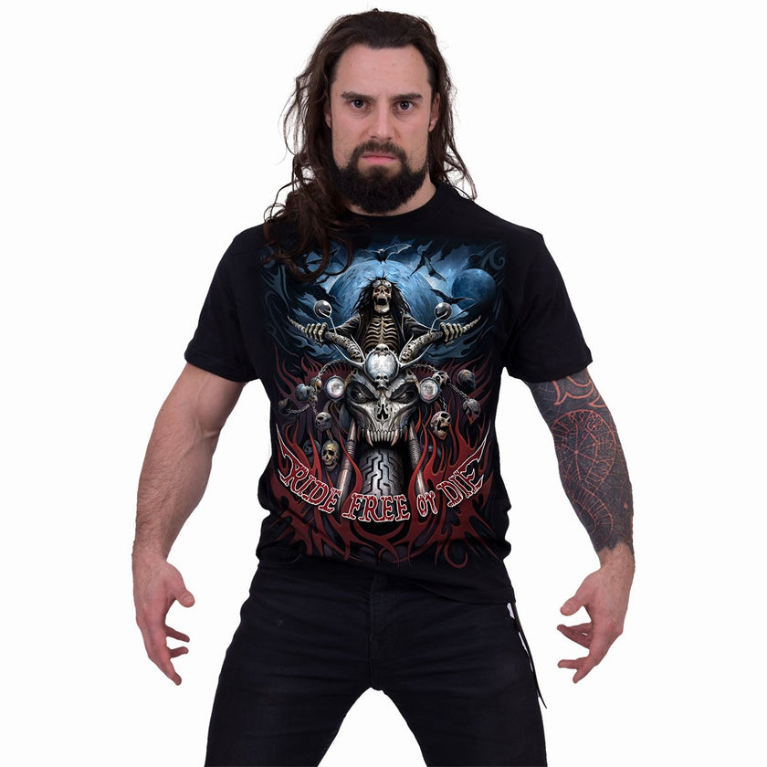 RIDE FREE - T-Shirt Black