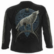 CELTIC WOLF - Longsleeve T-Shirt Black