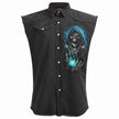 DEAD METAL - Sleeveless Stone Washed Worker Black