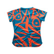 Aixo Tagged Womens Top Teal