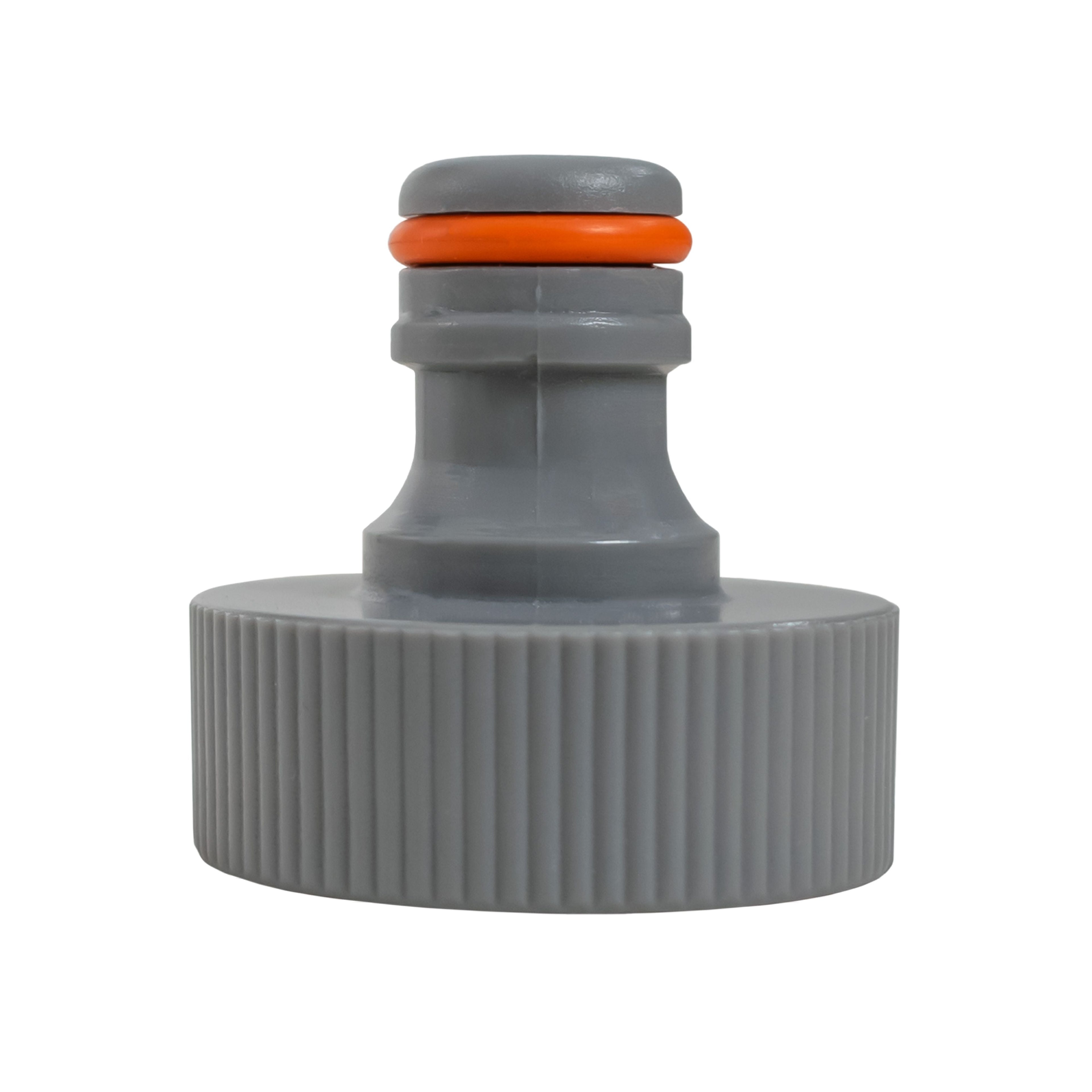 IBC 2” S60X6 Cap with Water Filter, Double Tap, 1 x Max Flo Outlet and 1 x Standard Outlet
