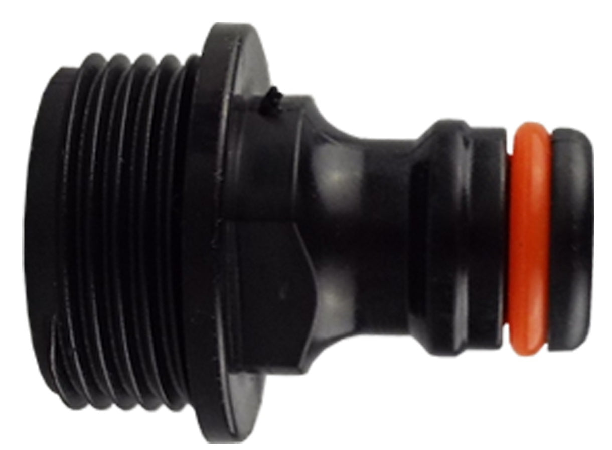 IBC 2” S60X6 Cap with Male Quick Connector and Hose Connector