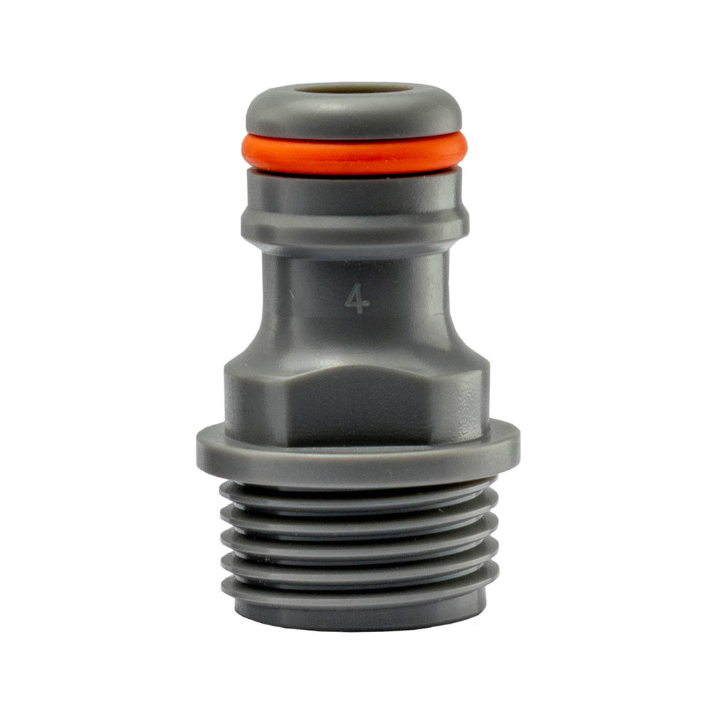 IBC 2” S60X6 Cap with Lever Valve and Male Quick Connector WL