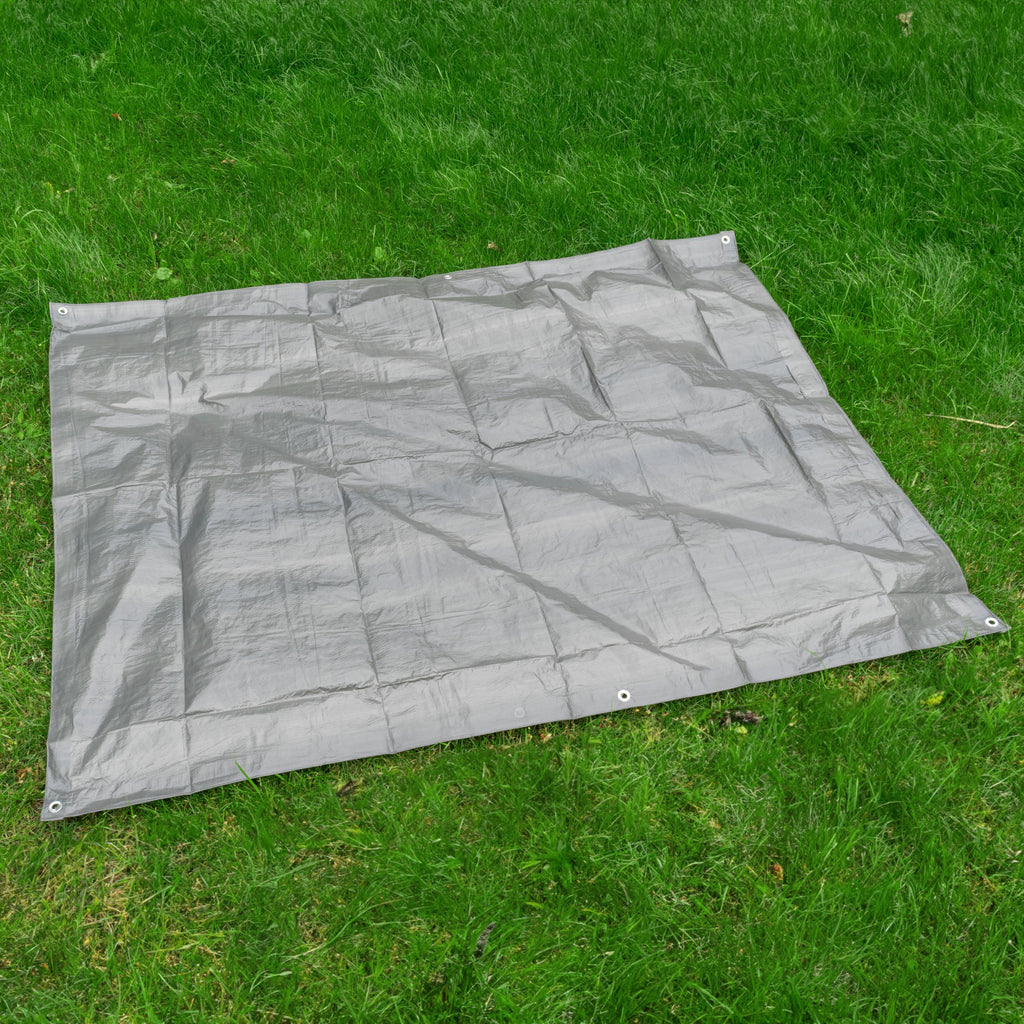 Gray S-Grade Tarpaulin 1m x 1m