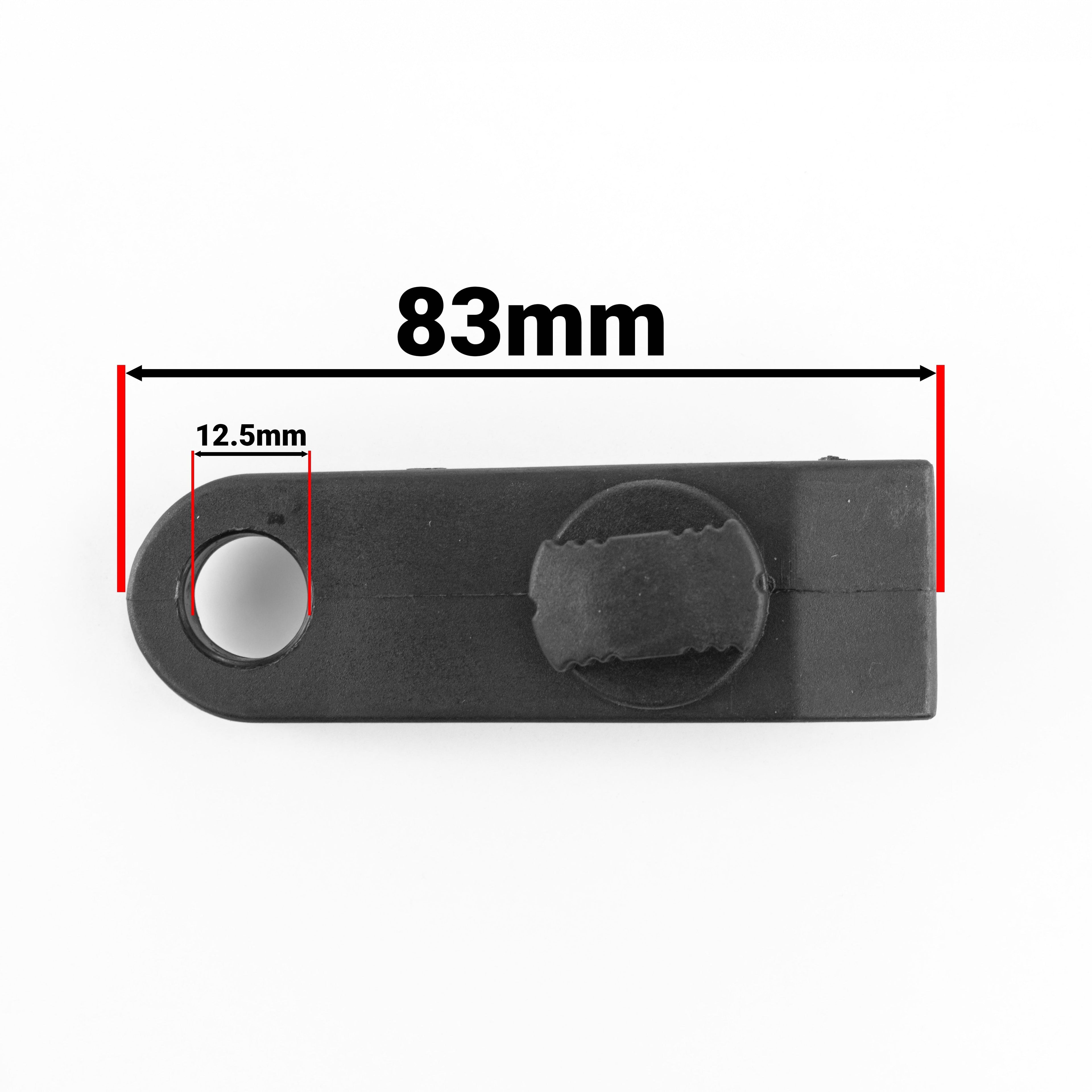 Clear M-Grade Tarpaulin with 10m of 6mm Bungee Rope and 10 x Screw Type Tarp Clips