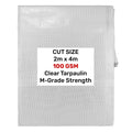 Clear M-Grade Tarpaulin 2m x 4m