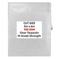 Clear M-Grade Tarpaulin 5m x 6m