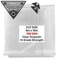 Clear M-Grade Tarpaulin 8m x 10m