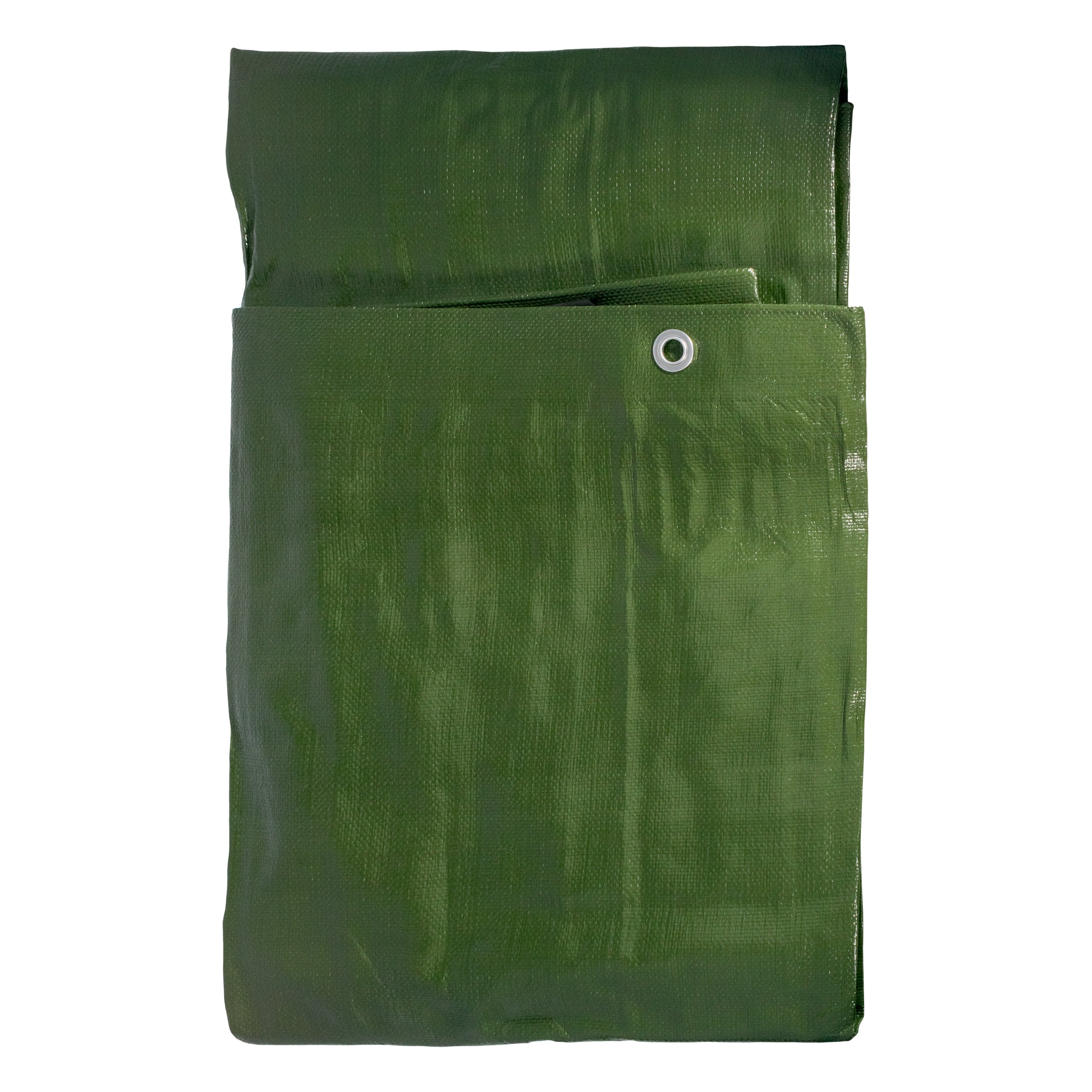 Green/Brown L-Grade Tarpaulin 5m x 8m