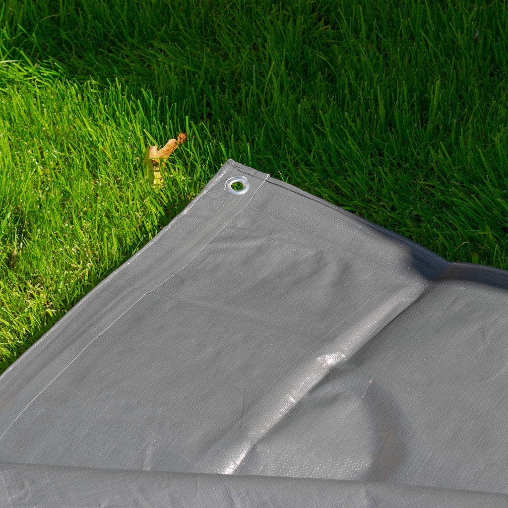Grey L-Grade Tarpaulin 3m x 3m