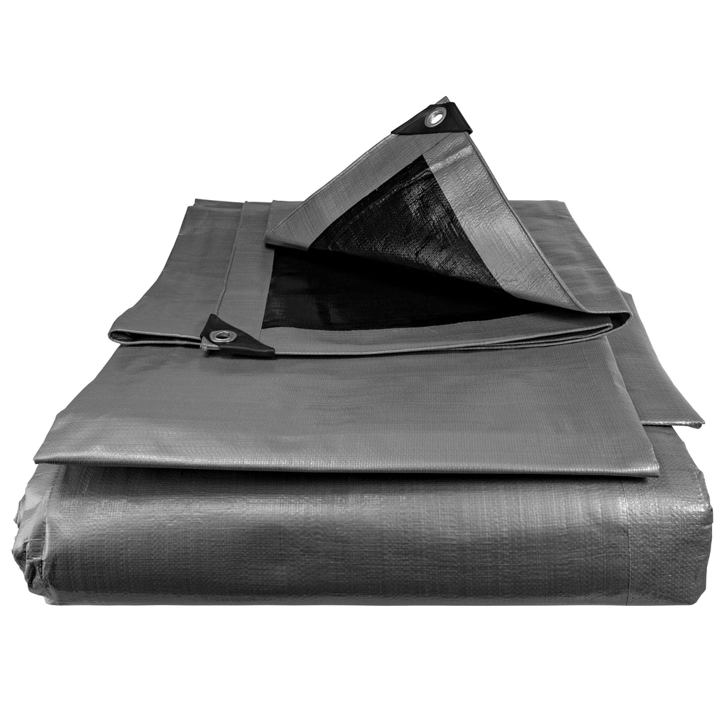 Silver XL-Grade Tarpaulin 5m x 5m