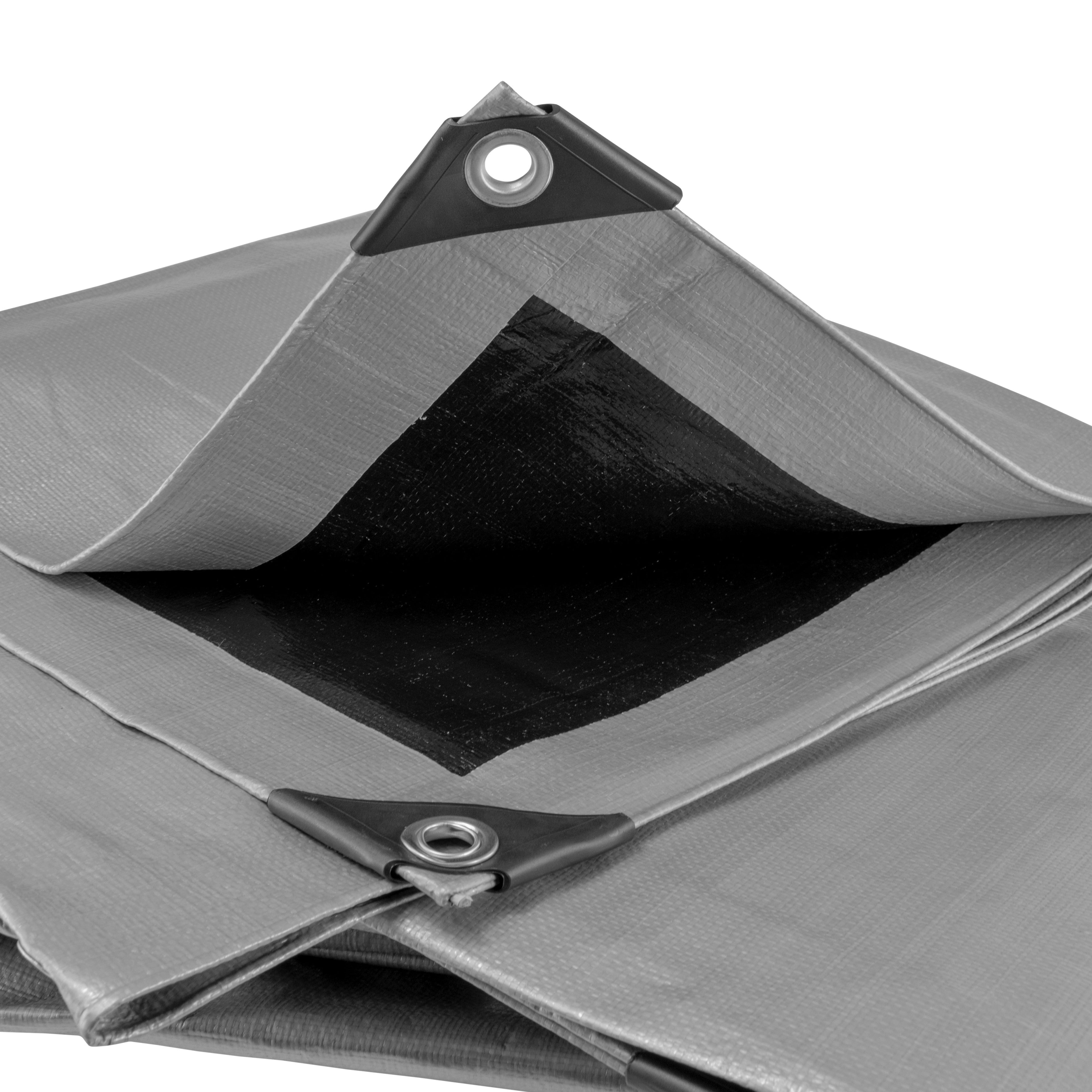 Silver XL-Grade Tarpaulin 3m x 4m
