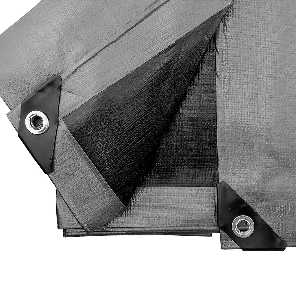Silver XL-Grade Tarpaulin 4m x 4m