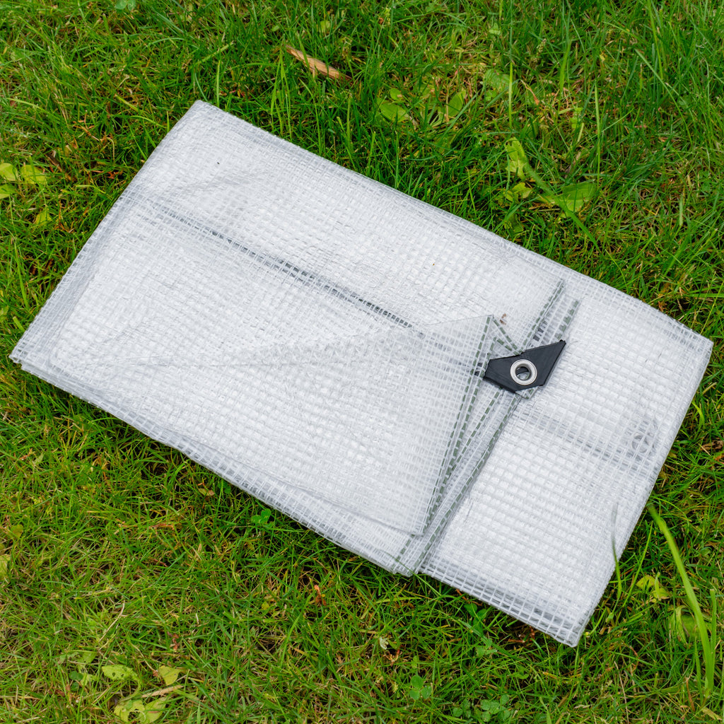 Clear XL-Grade Tarpaulin 6m x 8m