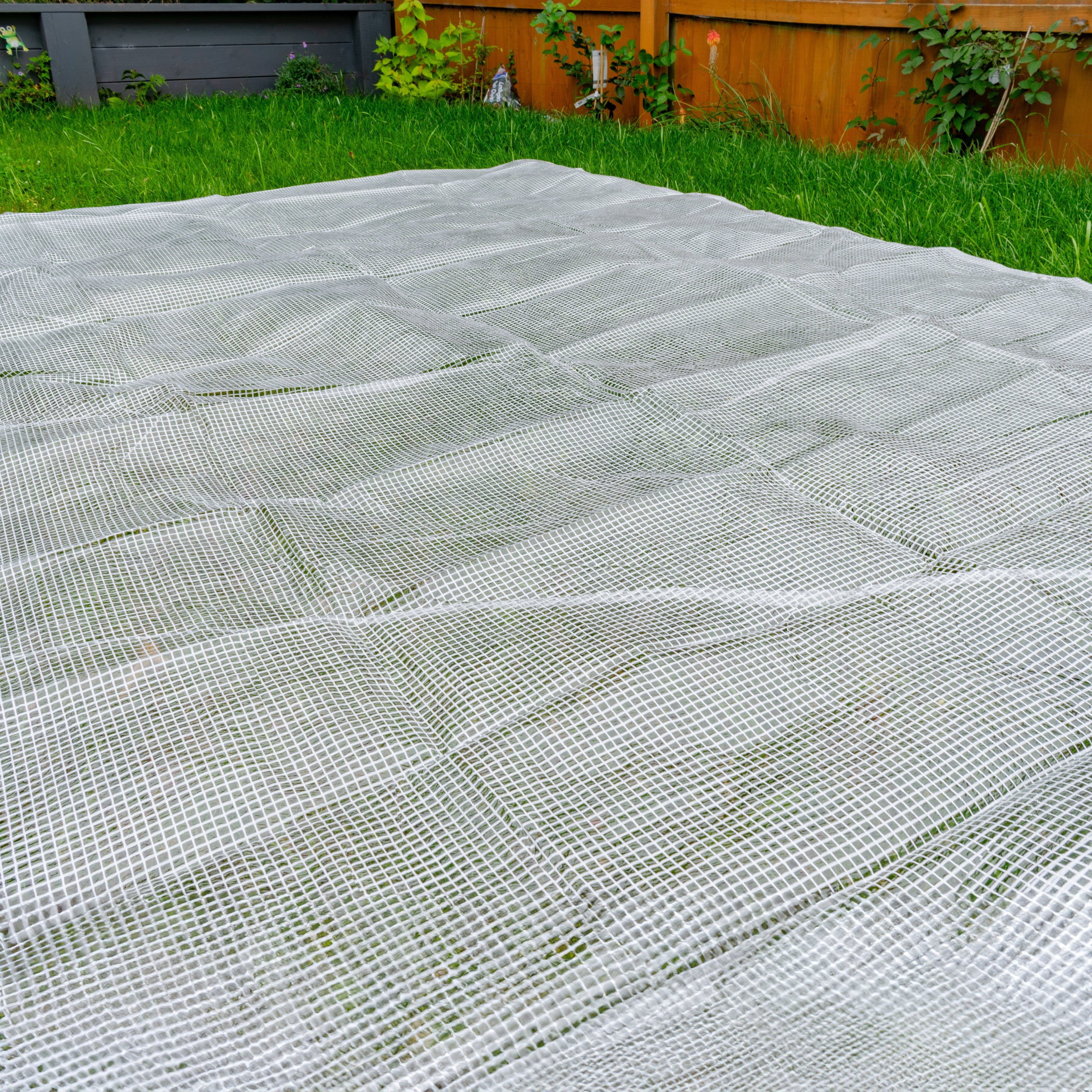 Clear XL-Grade Tarpaulin with 10 Metres of 8mm Bungee Rope