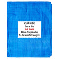 Blue S-Grade Tarpaulin 1m x 1m