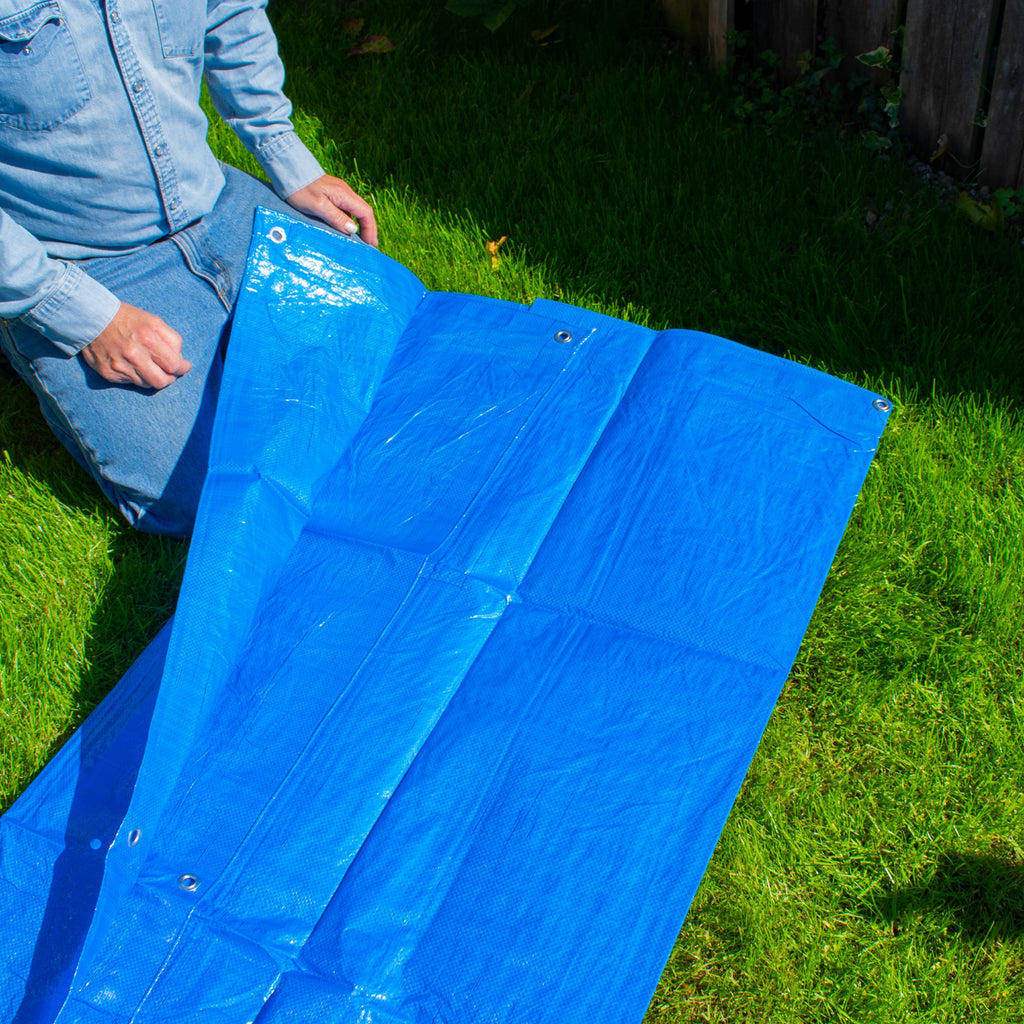 Blue S-Grade Tarpaulin 2m x 4m