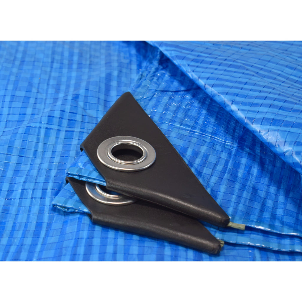 Blue S-Grade Tarpaulin 5m x 8m