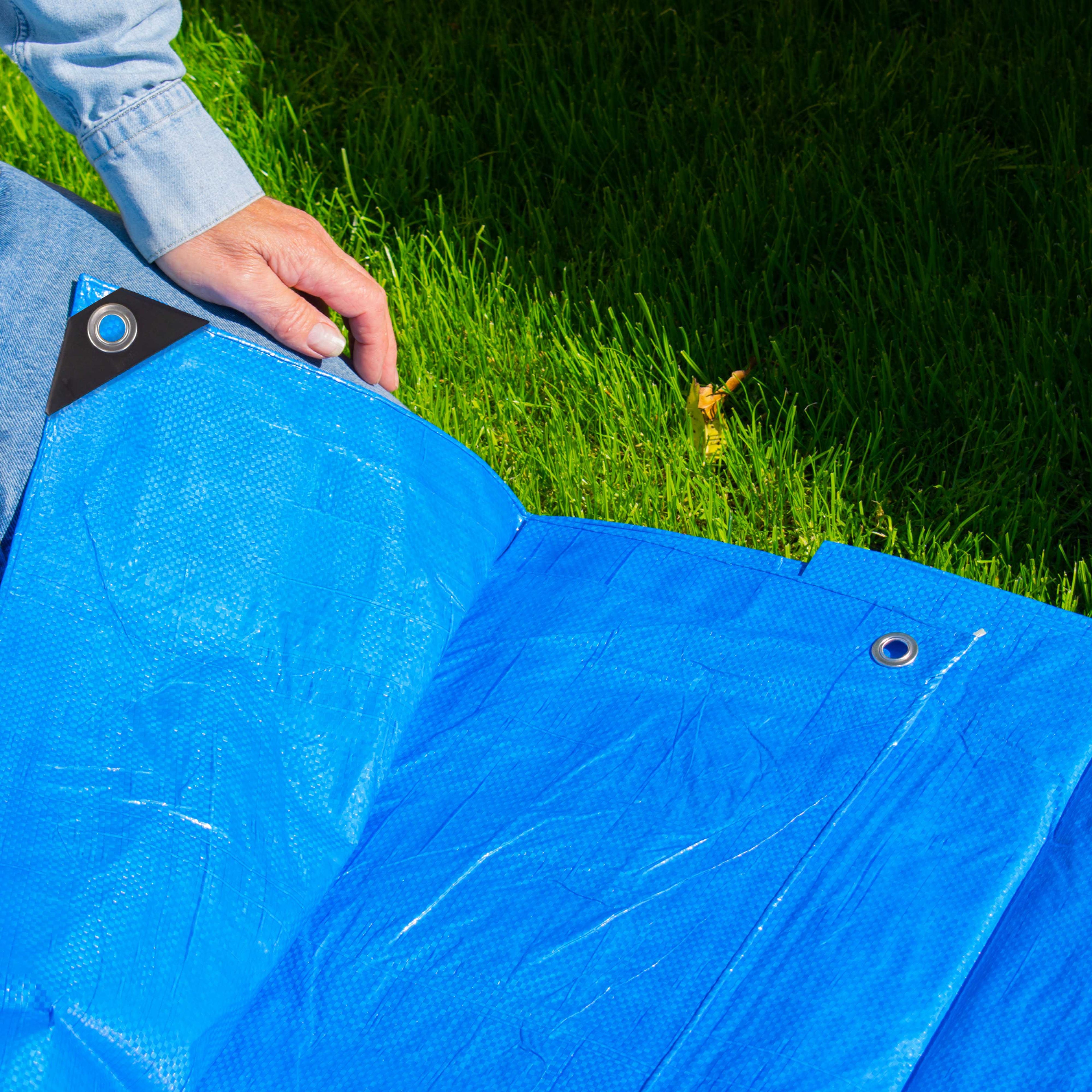 Blue S-Grade Tarpaulin 4m x 5m