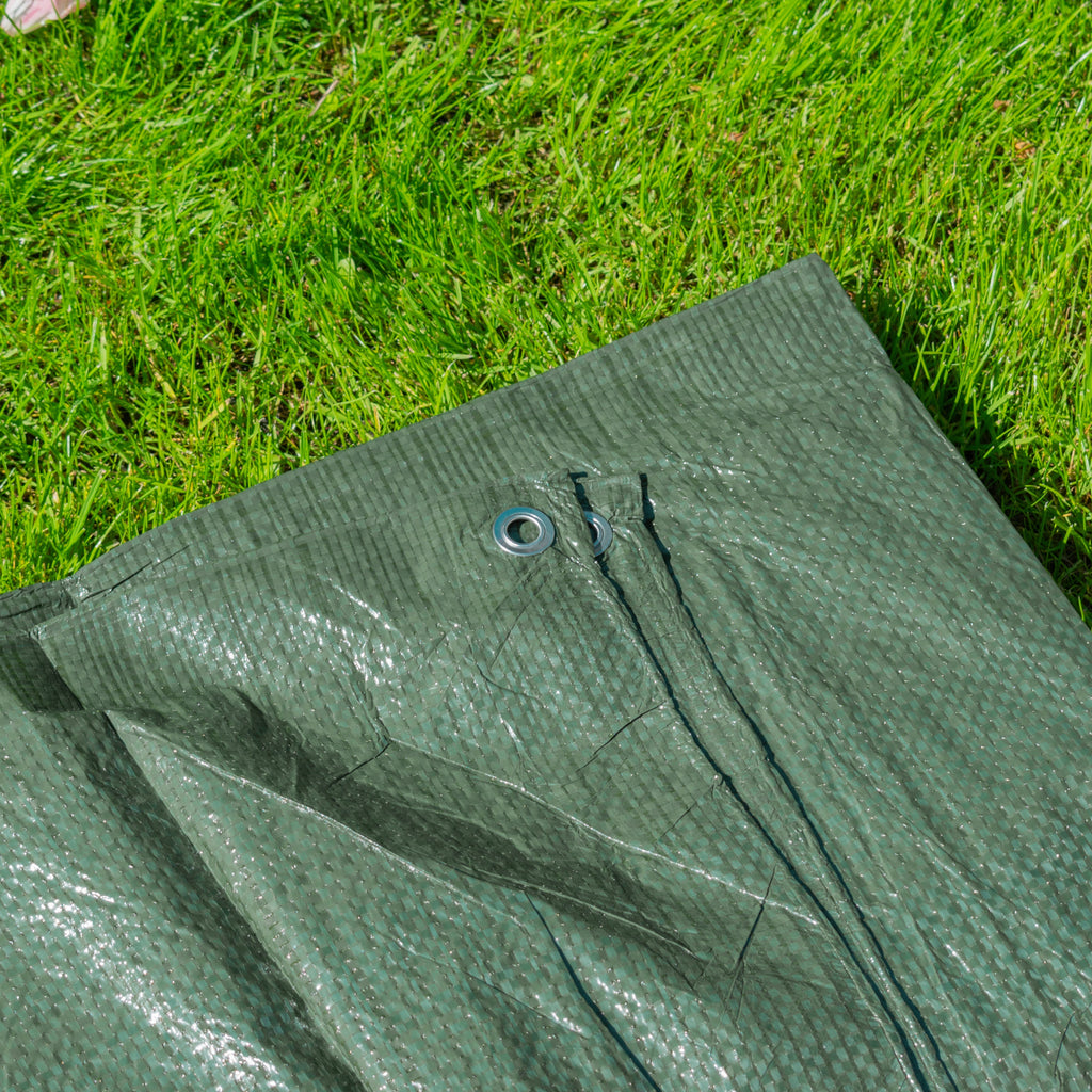 Green S-Grade Tarpaulin 3m x 3m