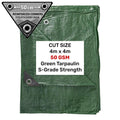 Green S-Grade Tarpaulin 4m x 4m